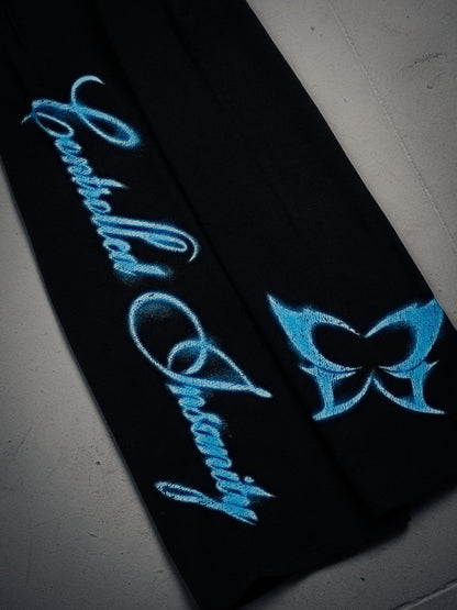 NY Wide Leg Sweats Blue