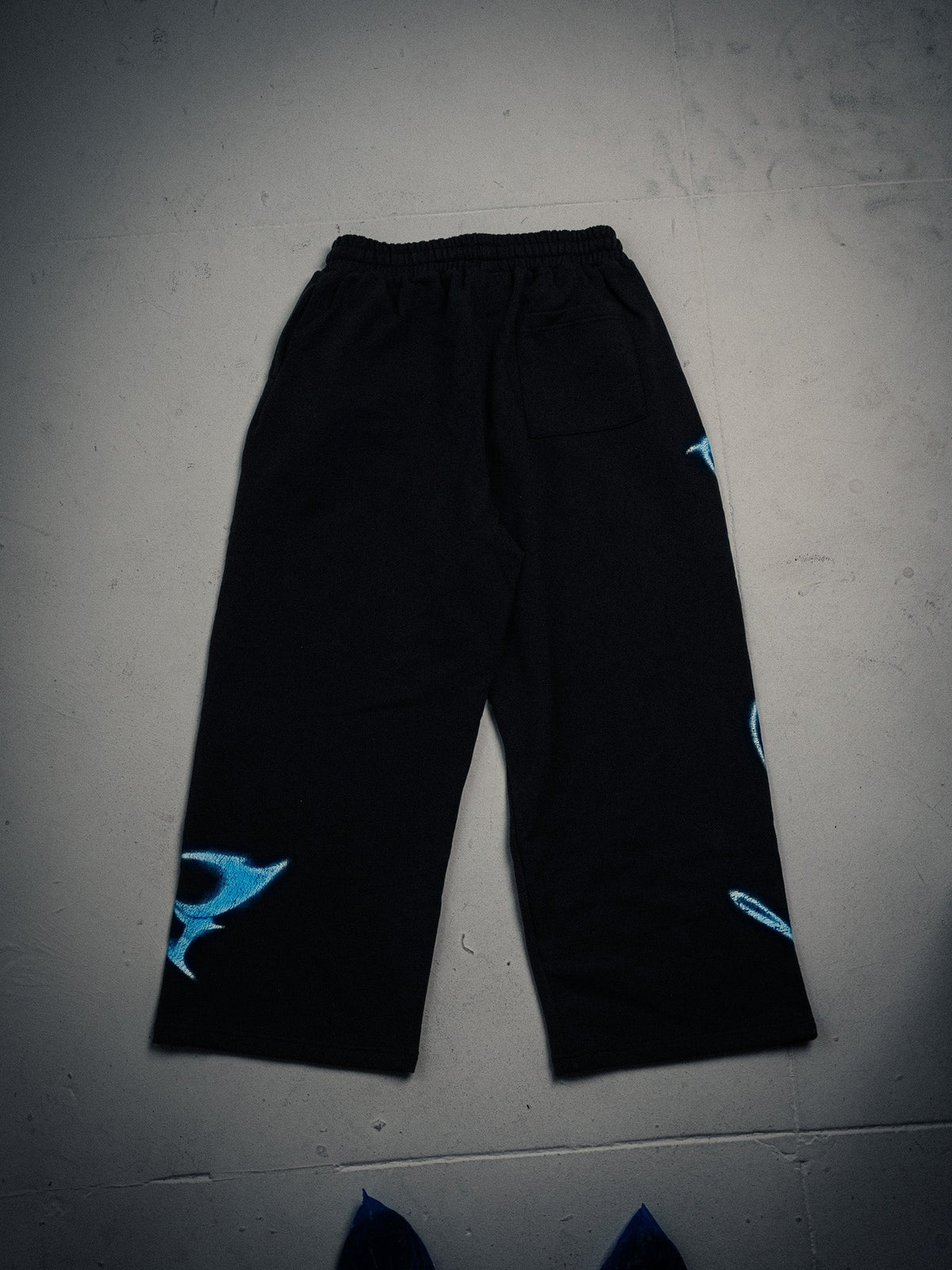 NY Wide Leg Sweats Blue