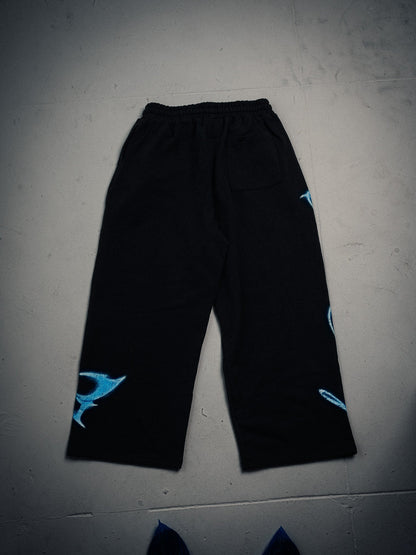 NY Wide Leg Sweats Blue