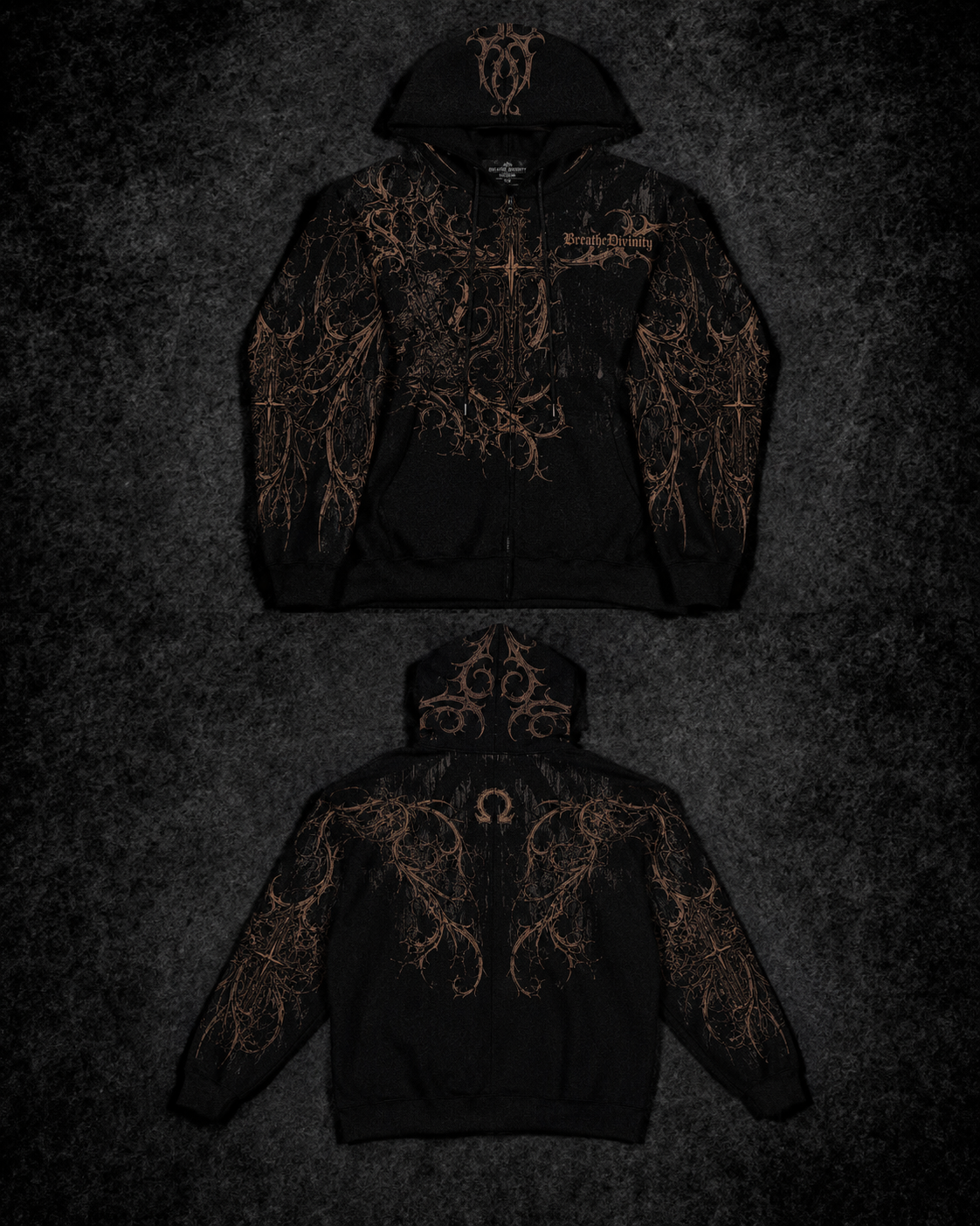 Sanctuary Oversized Zip-up Hoodie [WITHER]JLH5