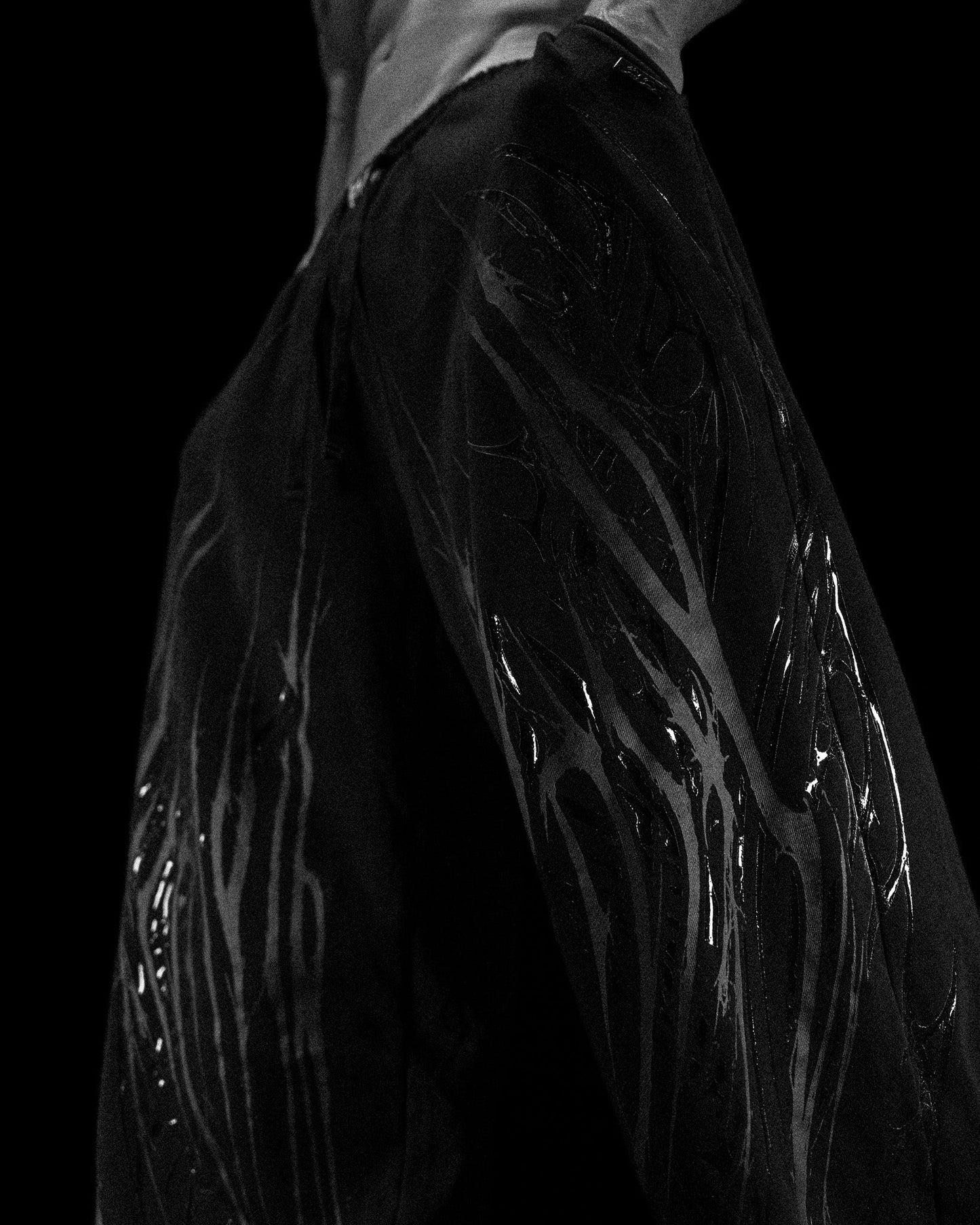 Venom Texture Symbiote Banana sweatpants [DARKNESS]JLJ10