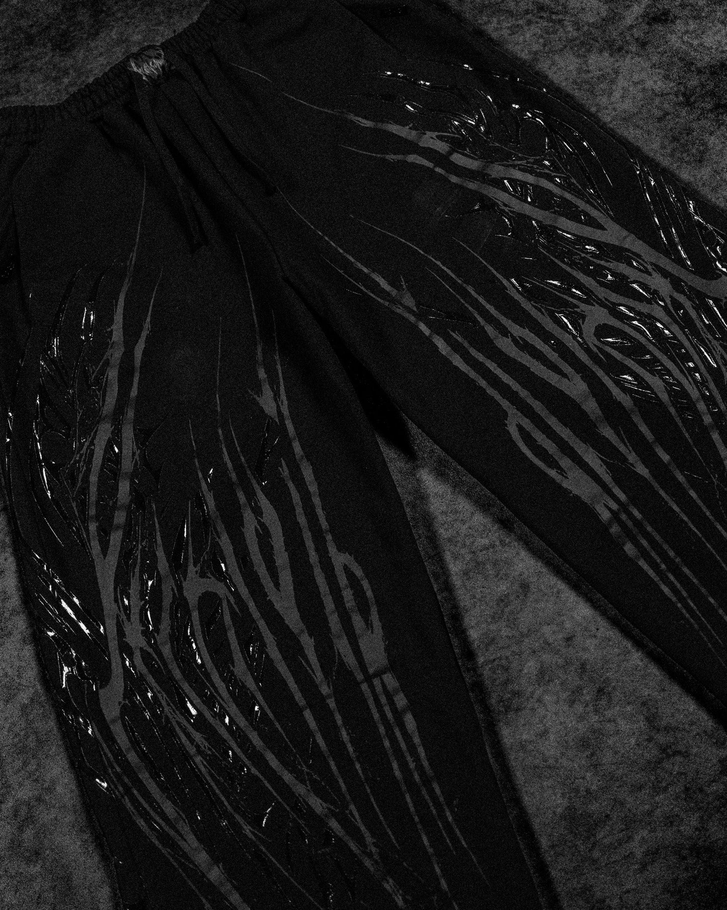 Venom Texture Symbiote Banana sweatpants [DARKNESS]JLJ10