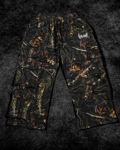 Camo Oversized Luxury Cargos [OVERGROWTH CAMO]JLJ1