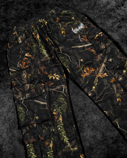Camo Oversized Luxury Cargos [OVERGROWTH CAMO]JLJ1