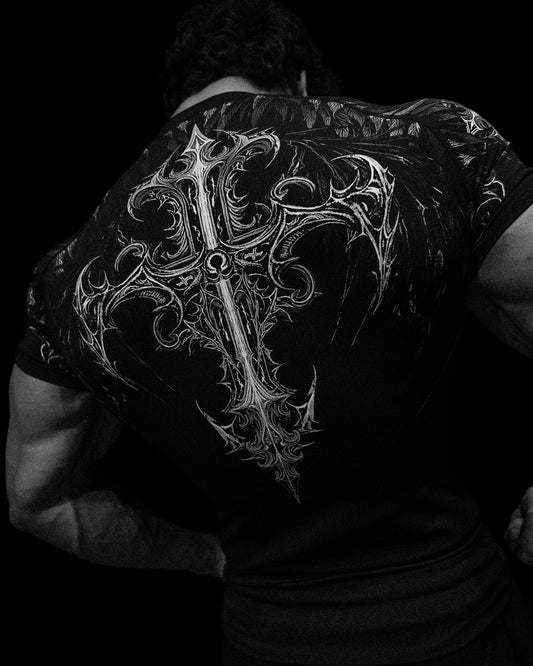 Void Tech™ Fallen Knight Short Sleeve Compression [VOID BLACK]MYC3