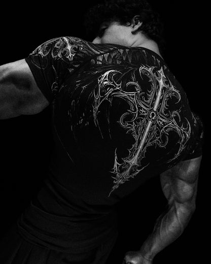 Void Tech™ Fallen Knight Short Sleeve Compression [VOID BLACK]MYC3