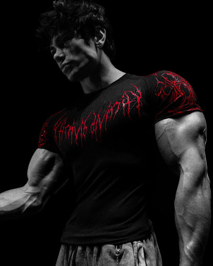 Void Tech™ Venom Texture shortsleeve Compression [NIGHTMARE]JLC8