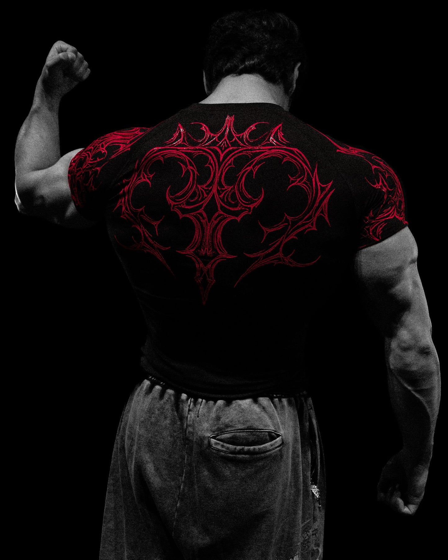 Void Tech™ Venom Texture shortsleeve Compression [NIGHTMARE]JLC8