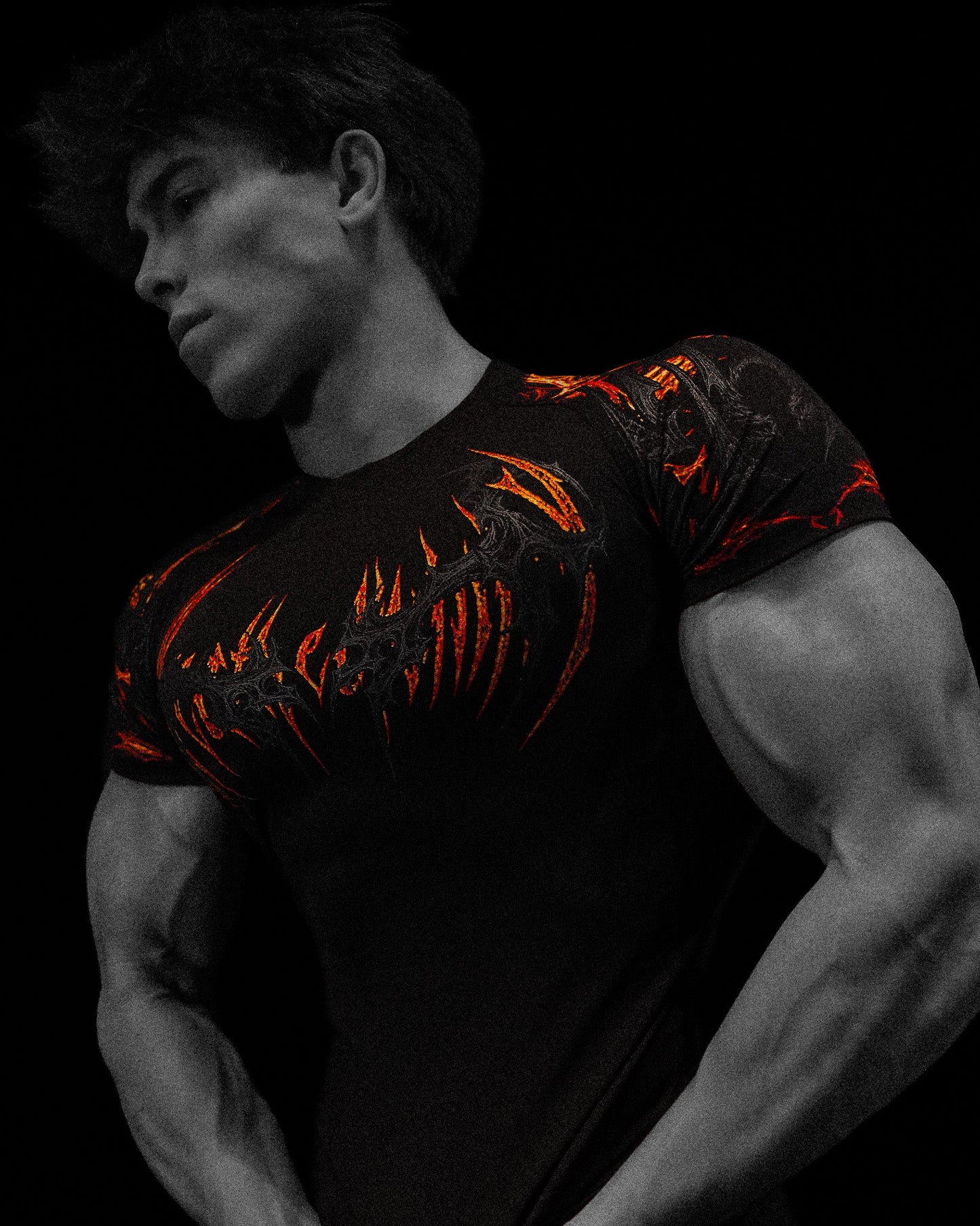 Void Tech™ Parasite Short Sleeve Compression [INFERNO]AC4
