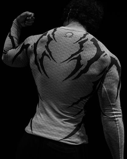 Doom Tech™ Armored Longsleeve Compression [DIVINE WHITE]