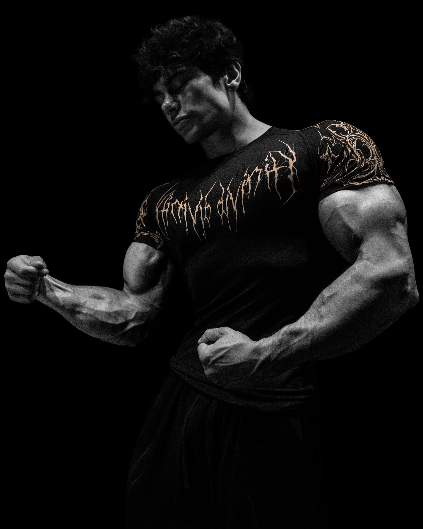 Void Tech™ Venom Texture shortsleeve Compression [WITHER]JLC4