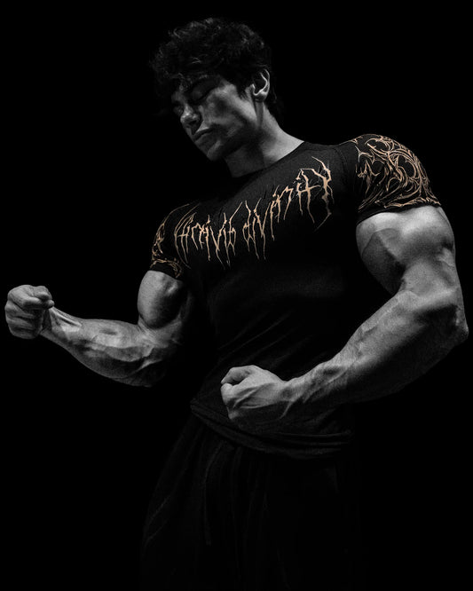 Void Tech™ Venom Texture shortsleeve Compression [WITHER]JLC4