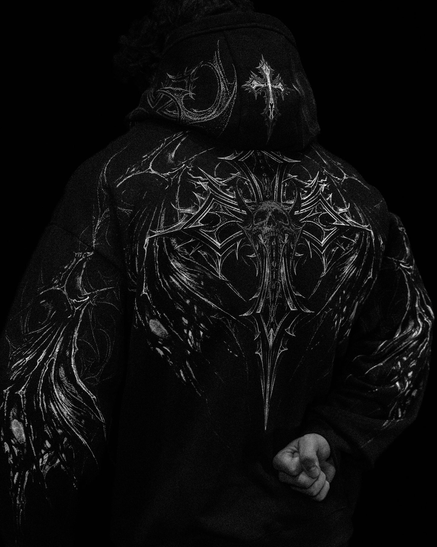 Nightfall Oversized Pullover Hoodie [VOID BLACK]MYH2