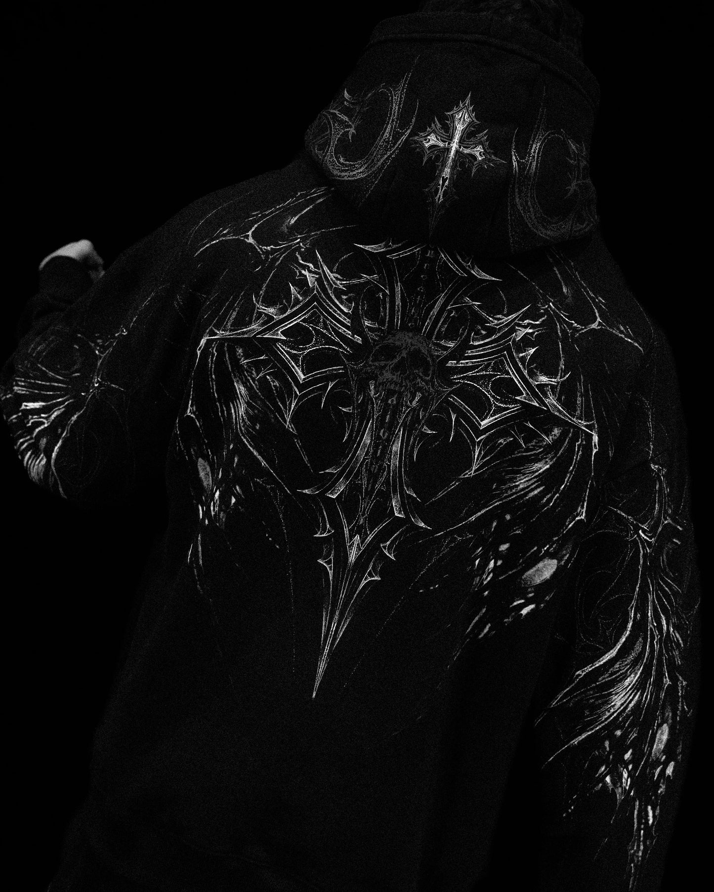 Nightfall Oversized Pullover Hoodie [VOID BLACK]MYH2
