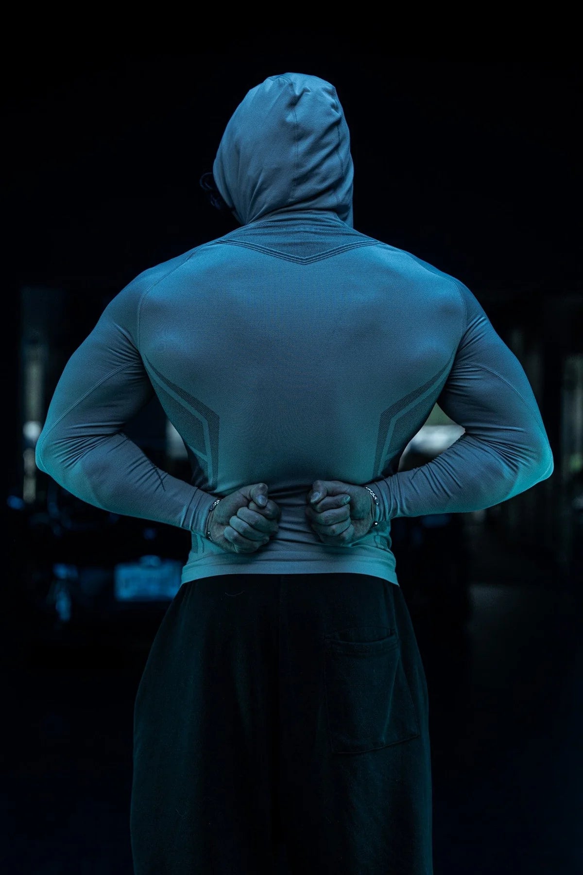8062 - Warrior Compression Hoodies Grey