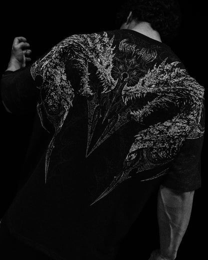 Blood Wyvern Oversized T-shirt [VOID BLACK]MYT3