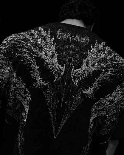 Blood Wyvern Oversized T-shirt [VOID BLACK]MYT3