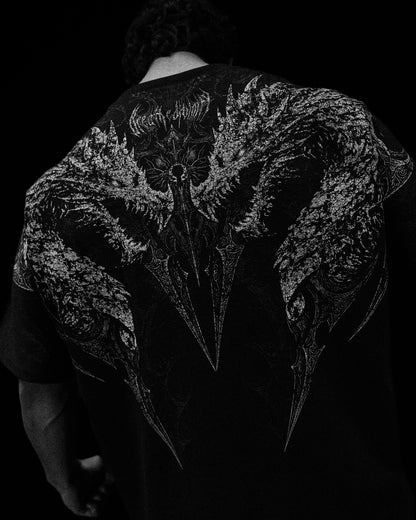 Blood Wyvern Oversized T-shirt [VOID BLACK]MYT3