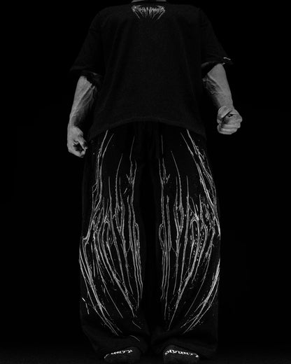 Venom Texture Symbiote Banana sweatpants [VOID BLACK]JLJ8