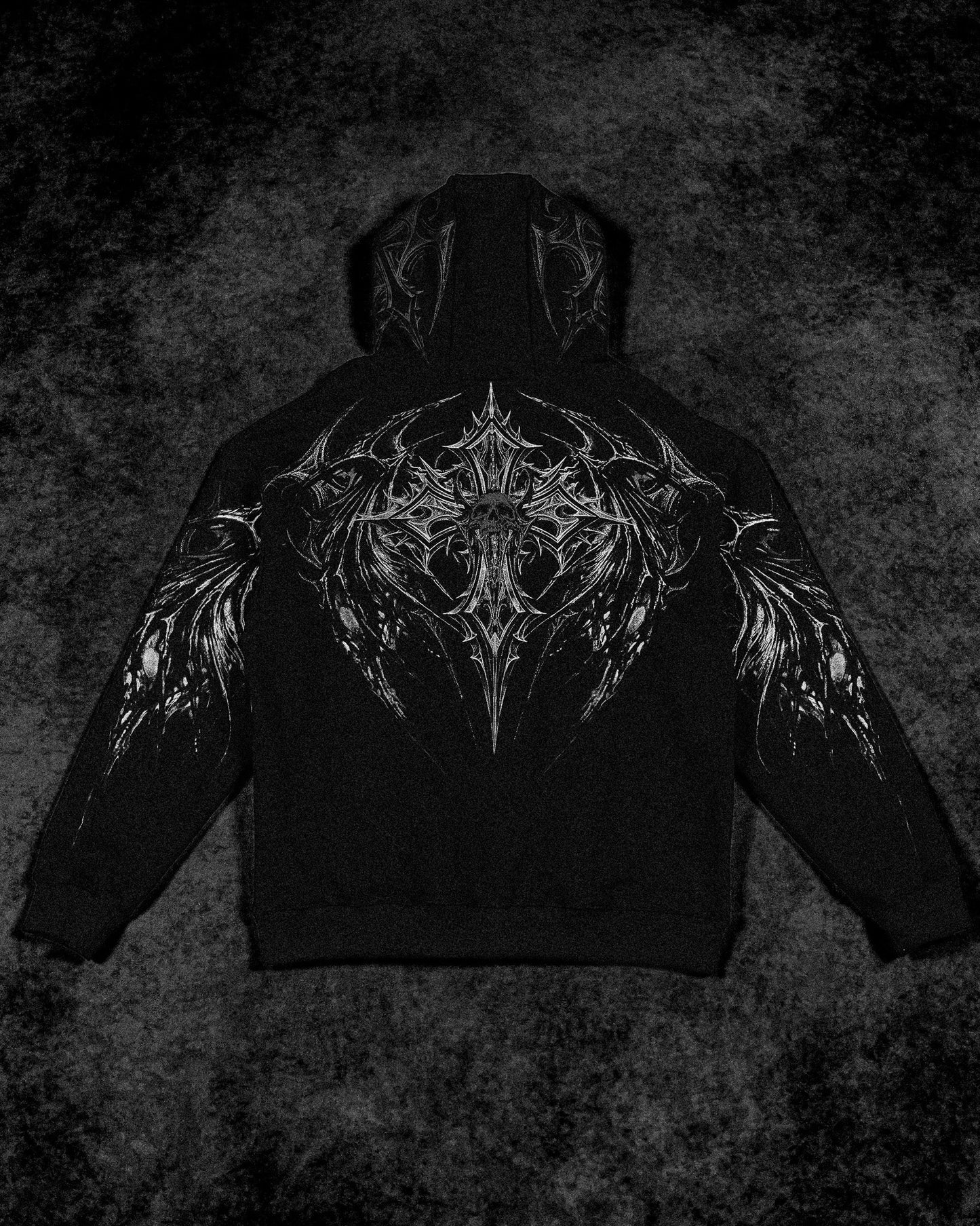 Nightfall Oversized Pullover Hoodie [VOID BLACK]MYH2