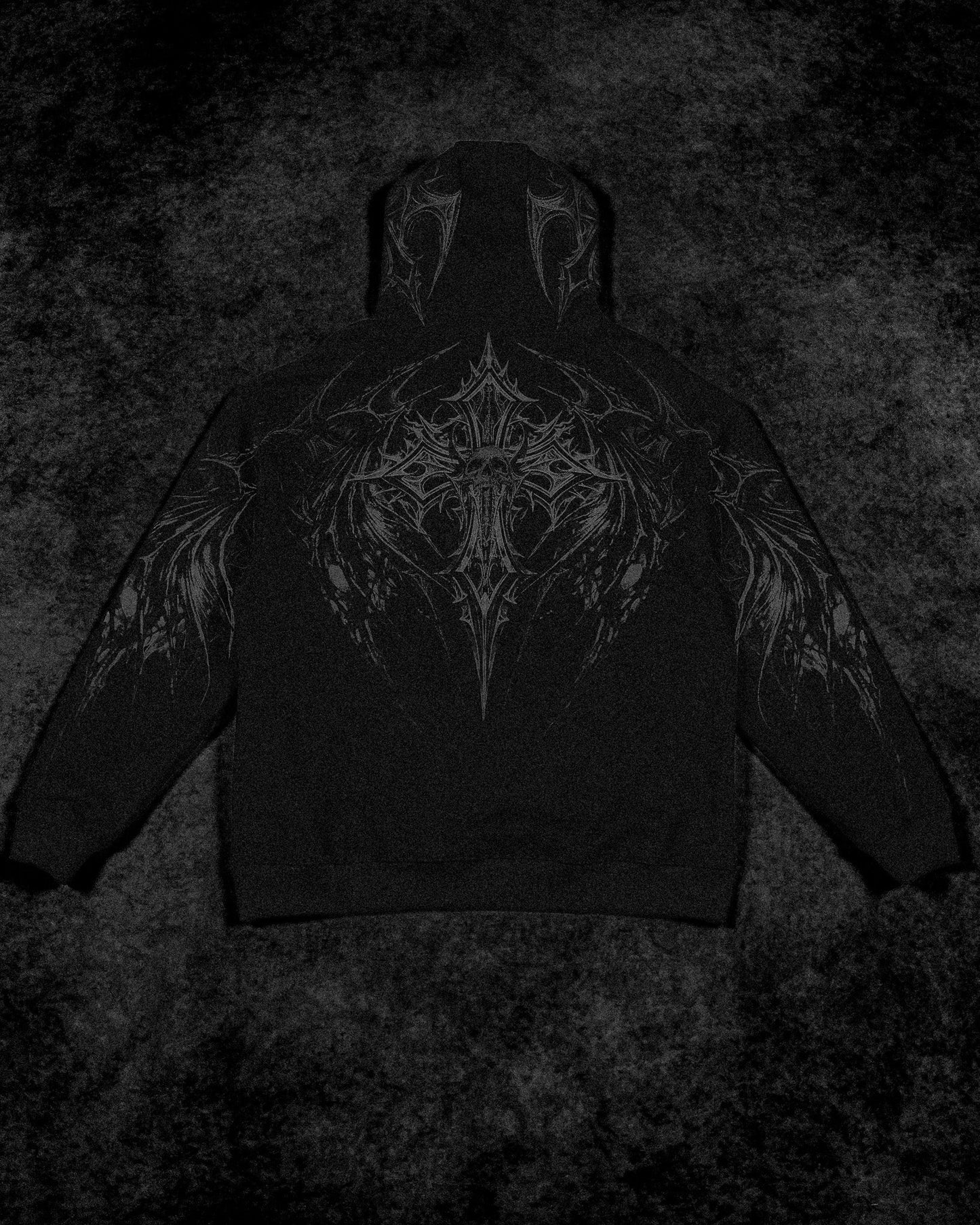 Nightfall Oversized Pullover Hoodie [DARKNESS]MYH1