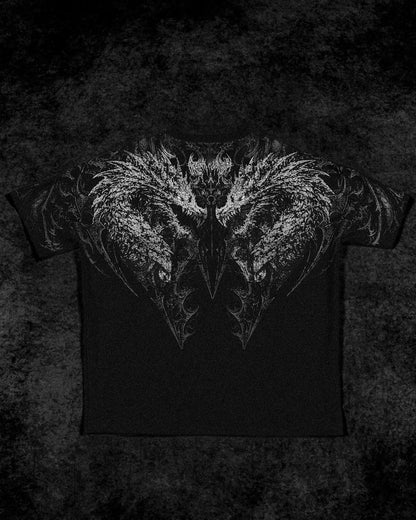 Blood Wyvern Oversized T-shirt [VOID BLACK]MYT3