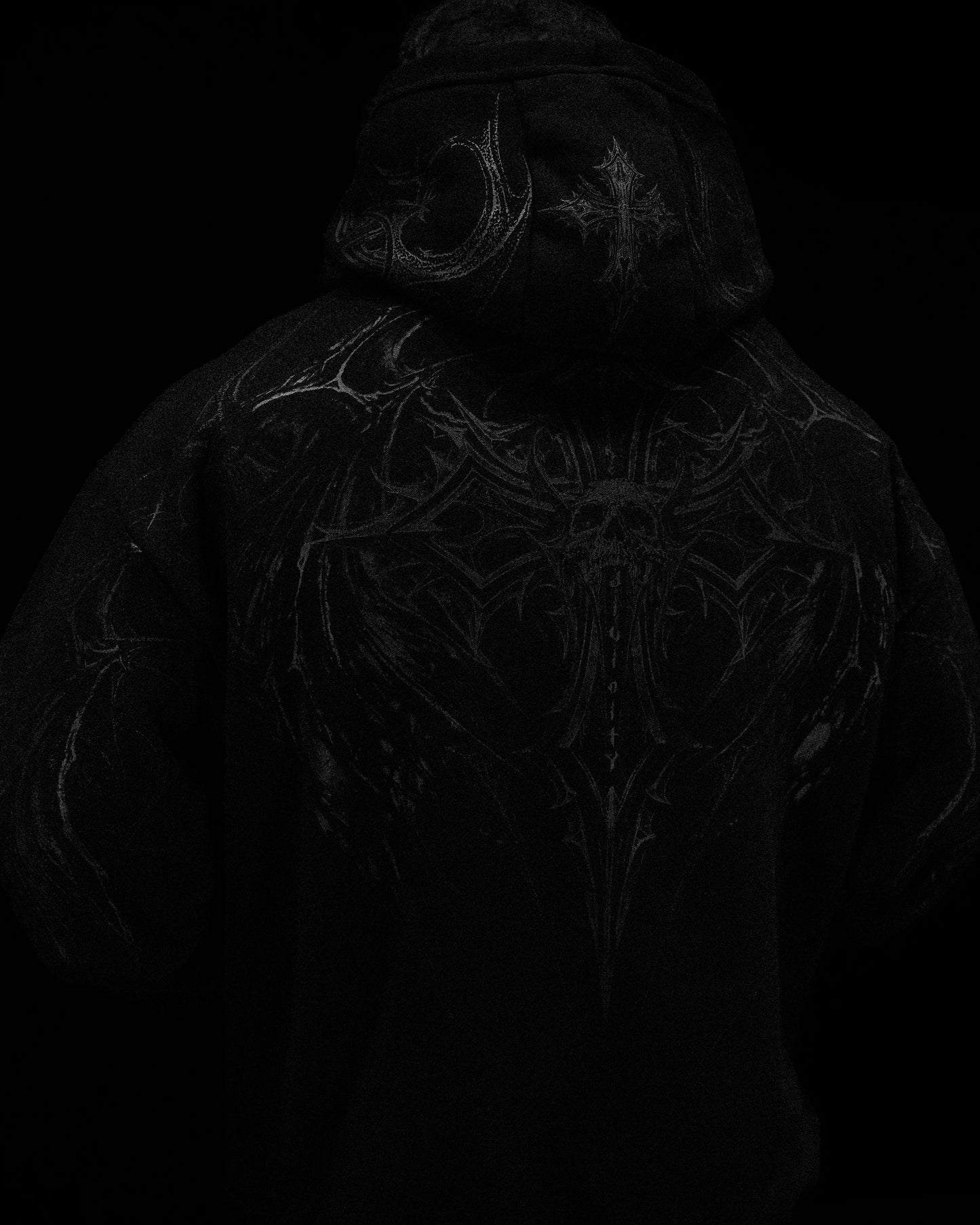 Nightfall Oversized Pullover Hoodie [DARKNESS]MYH1