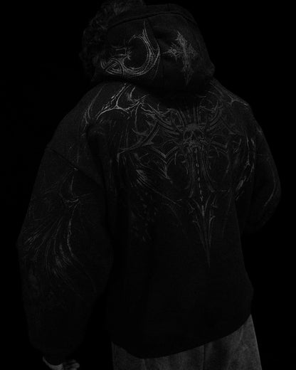 Nightfall Oversized Pullover Hoodie [DARKNESS]MYH1