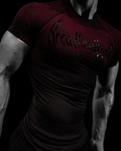Doom Tech™ Armored Venom Texture Short sleeve Compression [NIGHTMARE]AGC2