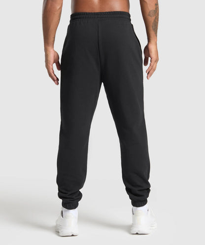 Running Graphic Joggers - Black