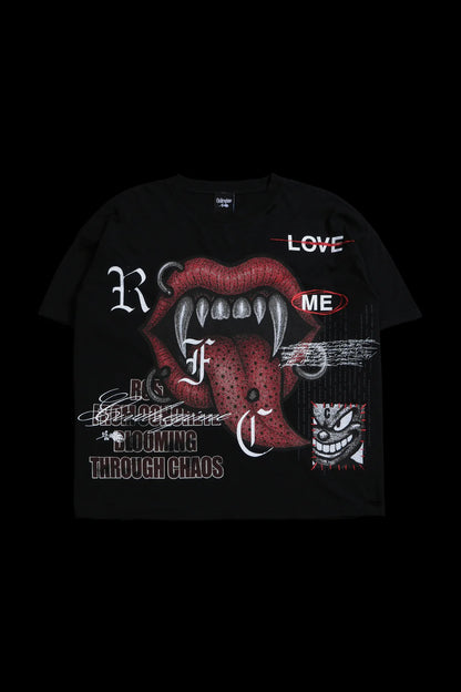 Lust Romance Everyday Basic Tee In Black