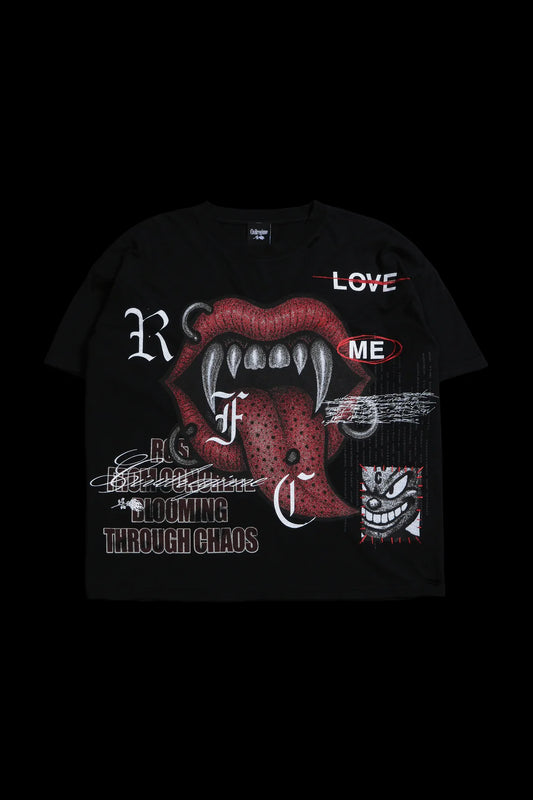Lust Romance Everyday Basic Tee In Black