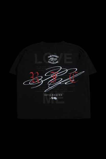 Lust Romance Everyday Basic Tee In Black