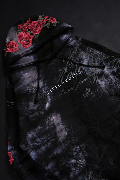 Saint Marble Roses Hoodie in Saint Wash