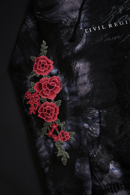 Saint Marble Roses Hoodie in Saint Wash