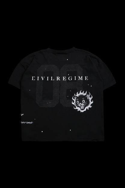 No. 08 Faith Everyday Basic Tee in Black