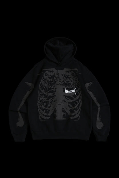 They Laughed Chaos Hoodie in Black