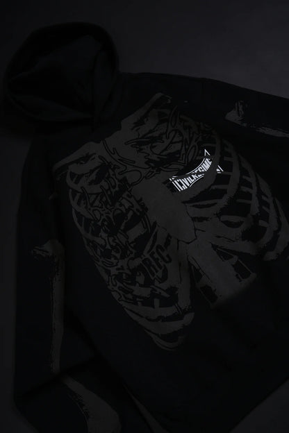 They Laughed Chaos Hoodie in Black