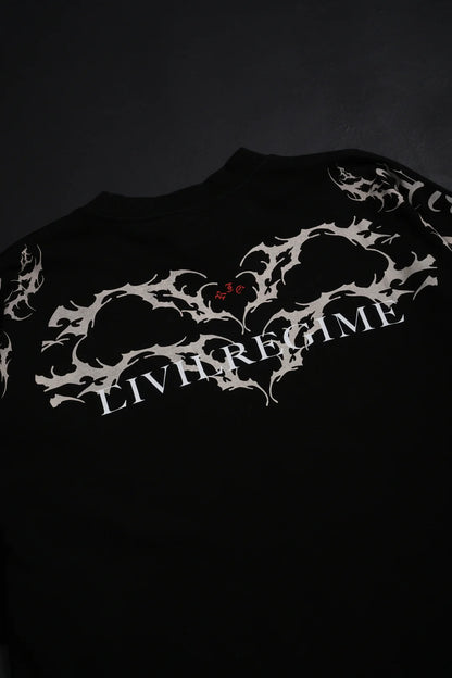 All Eyes On Me American Classic Oversized Tee in Black