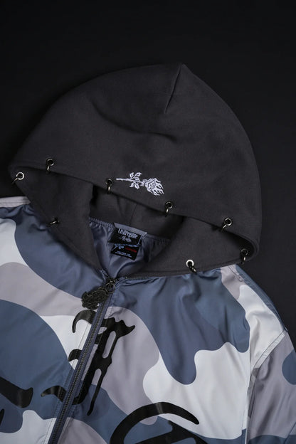 Haze Concrete Bomber Jacket in Gray White Camo/Gray Regular price