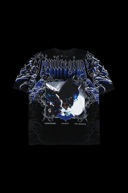 Throned Knight American Classic Oversized Tee in Vintage Black