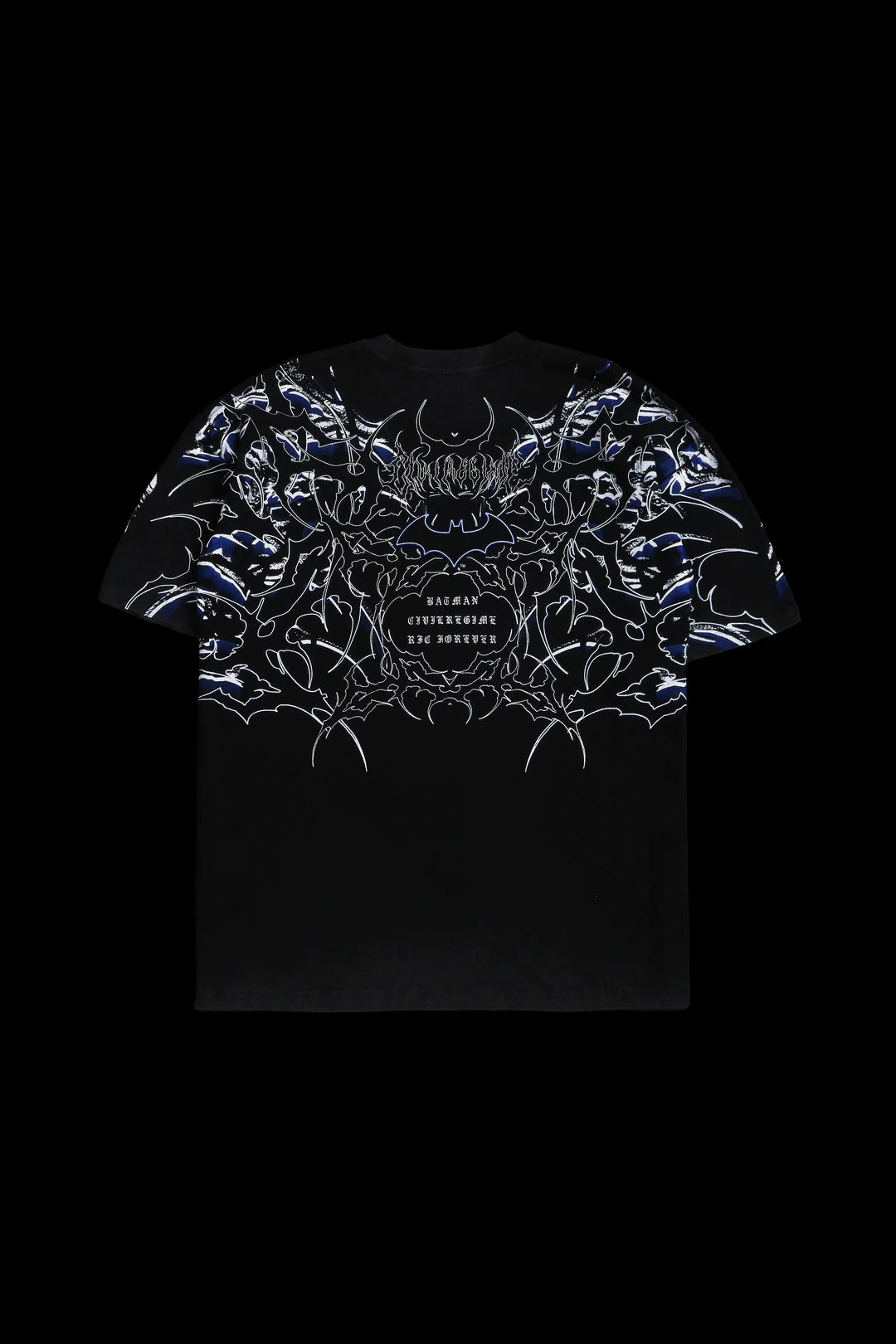 Throned Knight American Classic Oversized Tee in Vintage Black