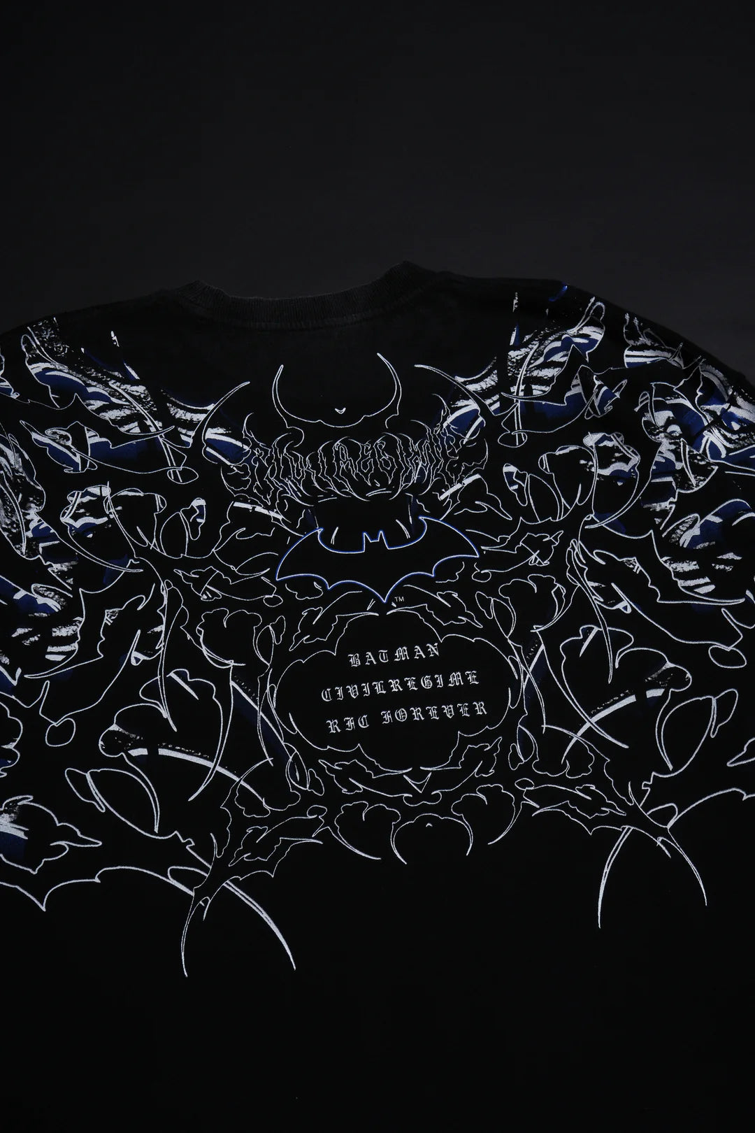 Throned Knight American Classic Oversized Tee in Vintage Black