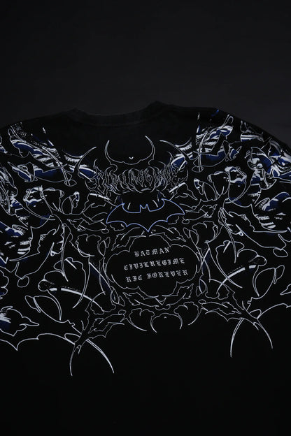 Throned Knight American Classic Oversized Tee in Vintage Black
