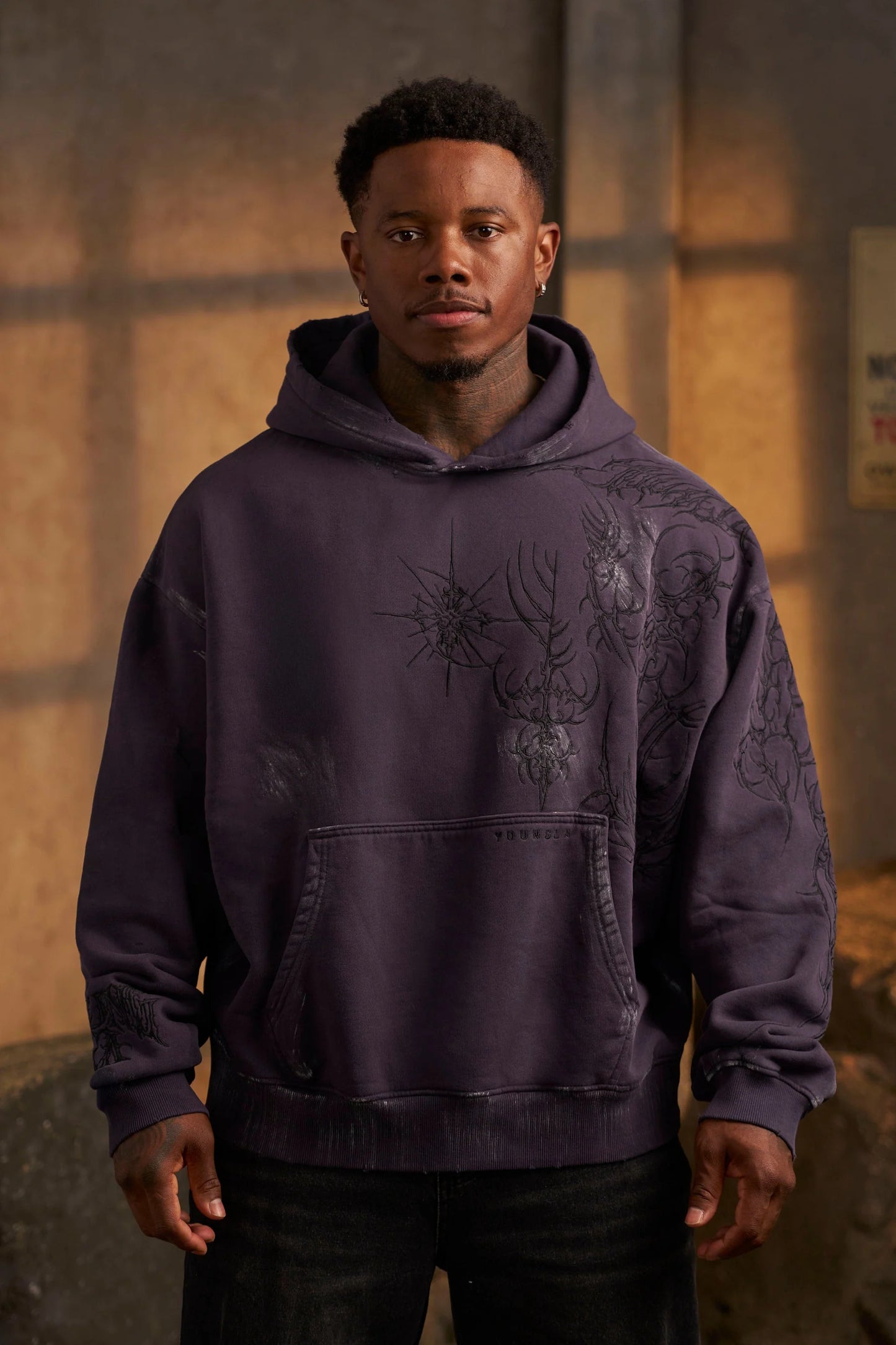 5057 - Cyberpunk Hoodies PURPLE