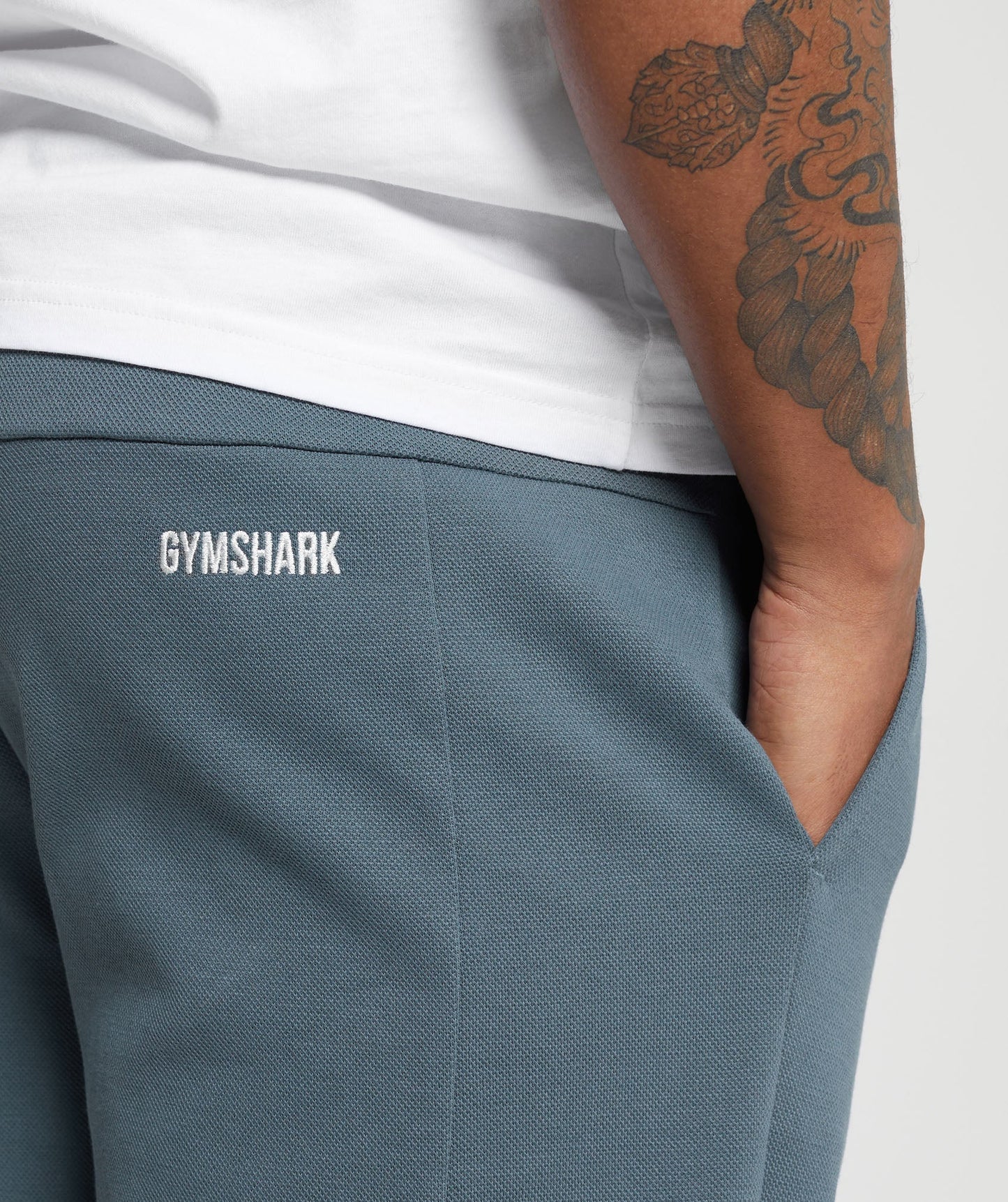 Pique Joggers - Titanium Blue/Fresh Blue