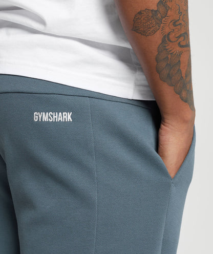 Pique Joggers - Titanium Blue/Fresh Blue