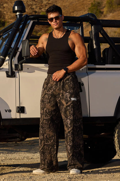 2133 - Tree Camo Baggy Sweats Dark Tree Camo