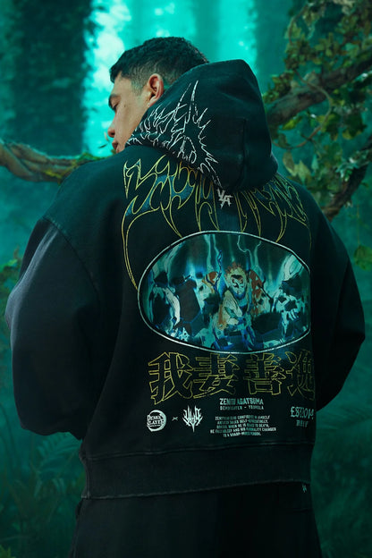 5068 - Demon Slayer: Kimetsu no Yaiba - Hoodies Thunderclap and Flash