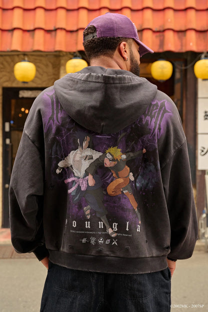 5086 - Naruto Zip-Up Hoodies-Battle